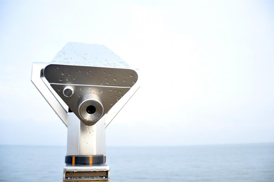 Rainy day telescope.